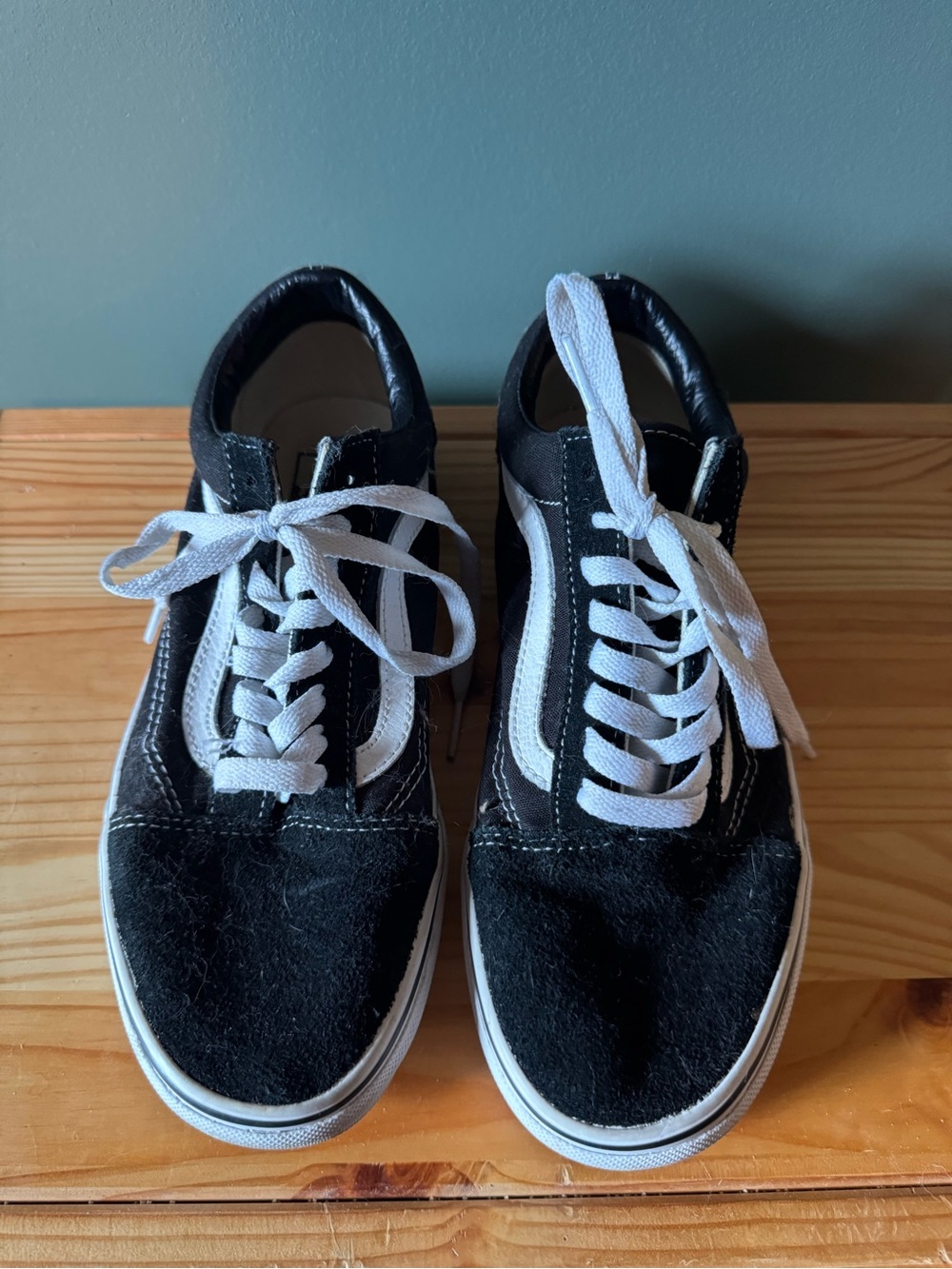 Vans Black and White Low-Top Casual Sneakers